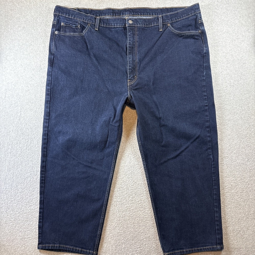 Levi's 550 54x28 Dark Wash Men's Jeans Straight Leg Classic Excellent Cond.